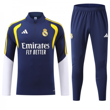 Real Madrid Sweatshirt Za Trening 1/4-Zip 2026-27 Plava Real Madrid Sweatshirt Za Trening 1/4-Zip 2026-27 Plava