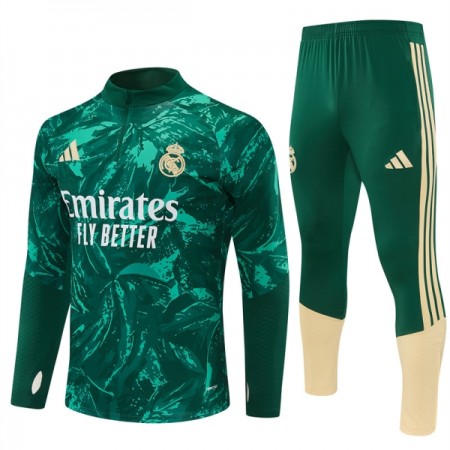Real Madrid Sweatshirt Za Trening 1/4-Zip 2026-27 Zelena
