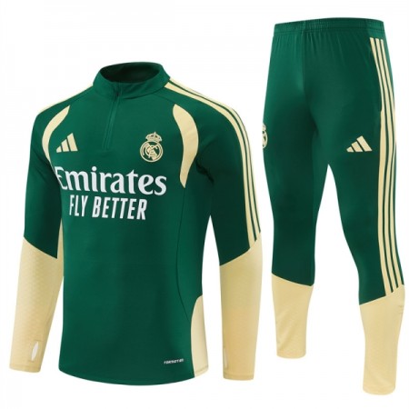 Real Madrid Sweatshirt Za Trening 1/4-Zip 2026-27 Zelena