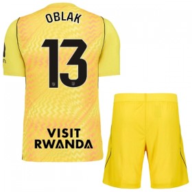 Atlético Madrid Oblak 13 Golmanski Dječji Nogometni Dresovi 2026-27 Žuta