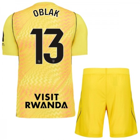 Atlético Madrid Oblak 13 Golmanski Dječji Nogometni Dresovi 2026-27 Žuta Atlético Madrid Oblak 13 Golmanski Dječji Nogometni Dresovi 2026-27 Žuta