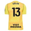 Atlético Madrid Oblak 13 Golmanski Nogometni Dresovi 2026-27 Žuta