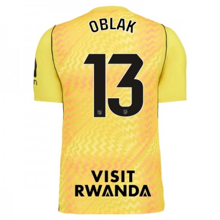Atlético Madrid Oblak 13 Golmanski Nogometni Dresovi 2026-27 Žuta